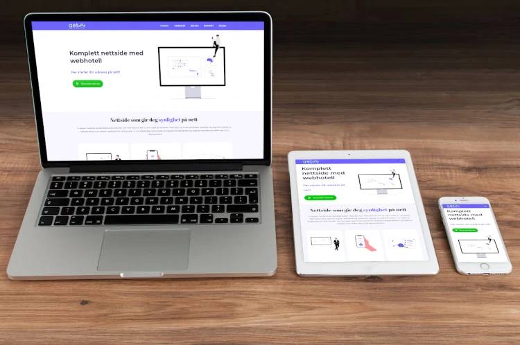 Responsiv hjemmeside by GetWebsite